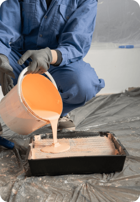 Pouring Paint